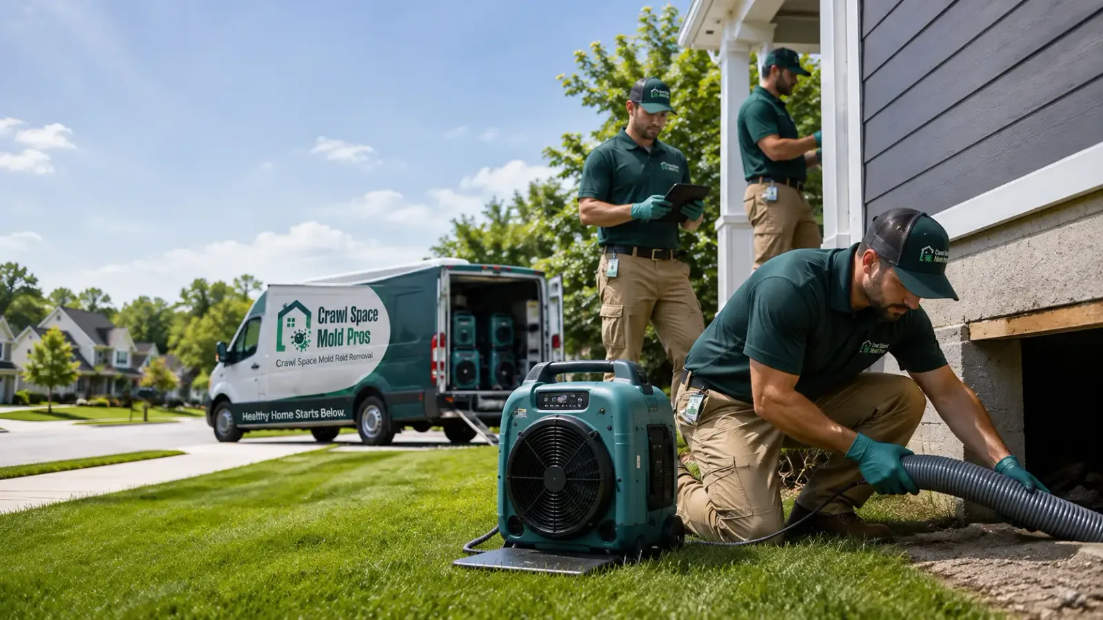 Crawl Space Mold Removal in Mechanicsville, MD